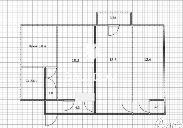 3-комн квартира Дятьковская улица, 111,  д. 111