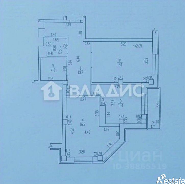 2-комн квартира ул Крахмалева, 49 1,  д. 49 1,  к. 1