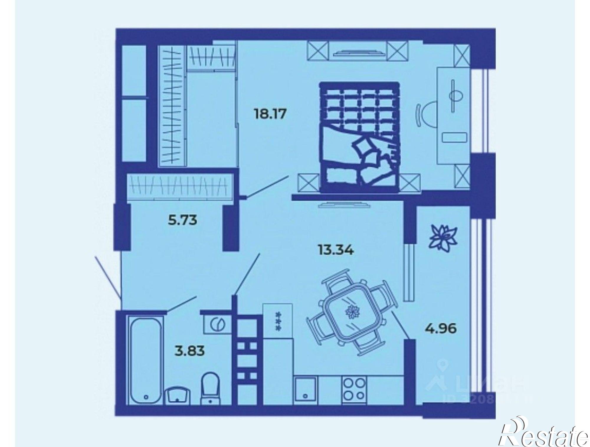 Купить квартиру за 4 800 000 рублей на улица Комарова, 47