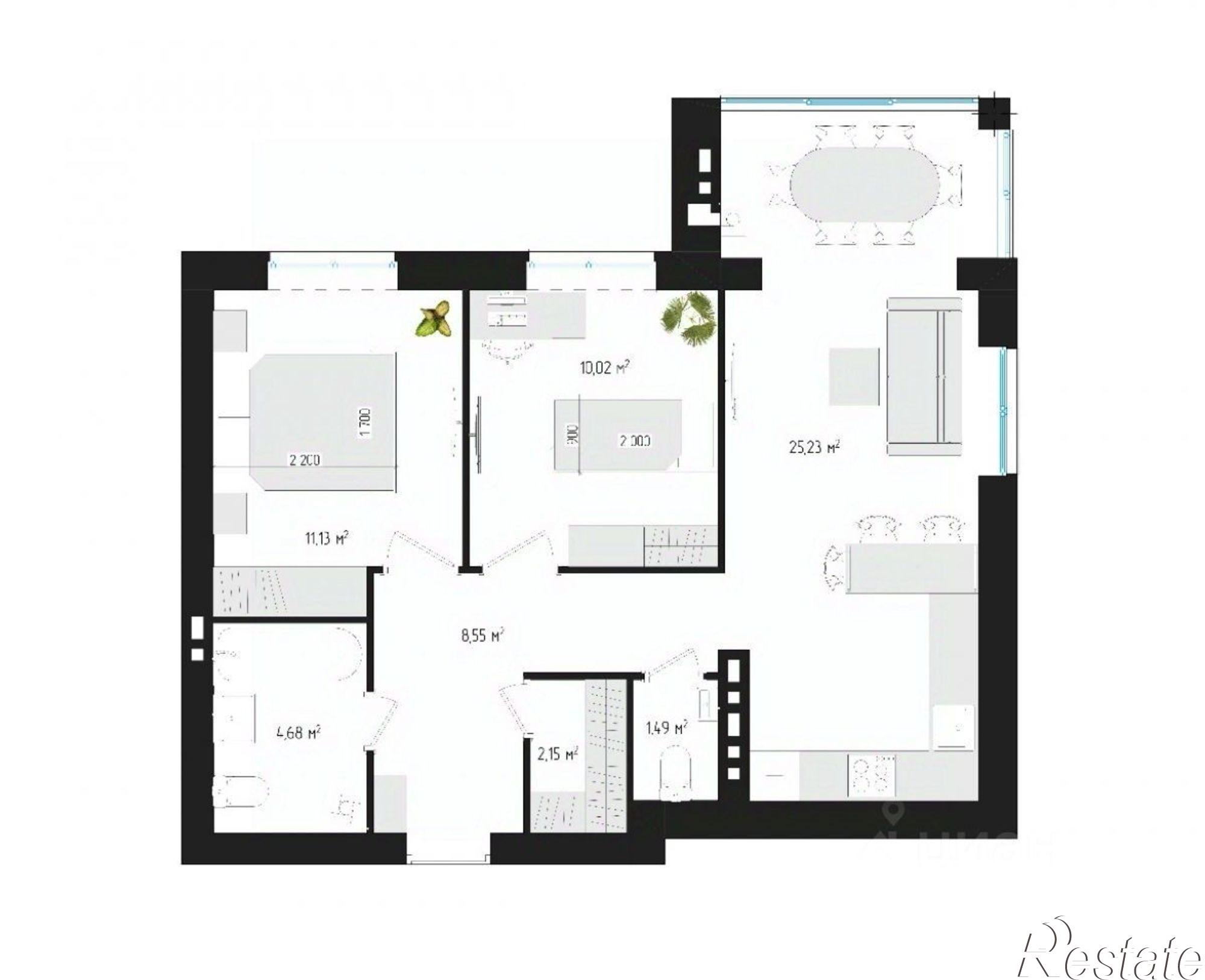 Купить квартиру за 7 500 000 рублей на улица Верхняя Лубянка, 63А