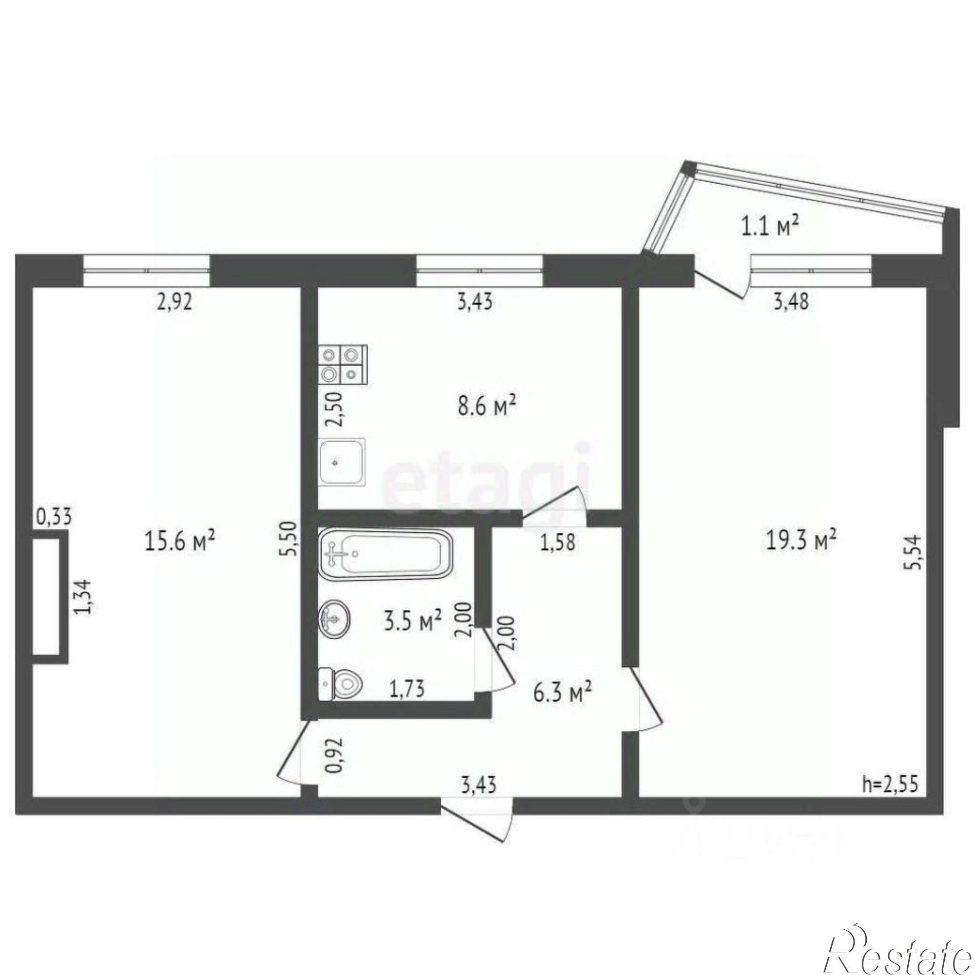 Купить квартиру за 4 000 000 рублей на Почтовая улица, 116