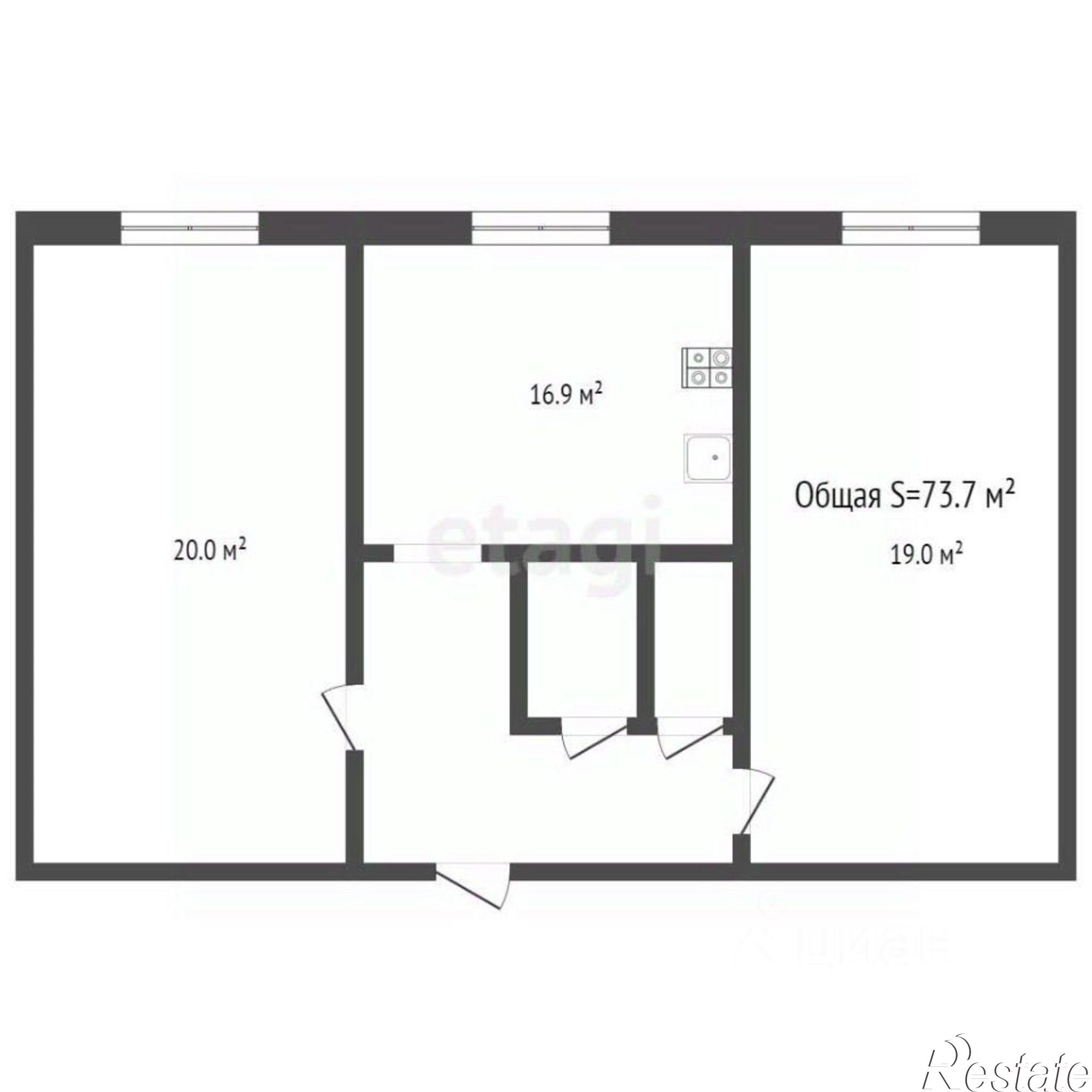 Купить квартиру за 6 300 000 рублей на Московский проспект, 87