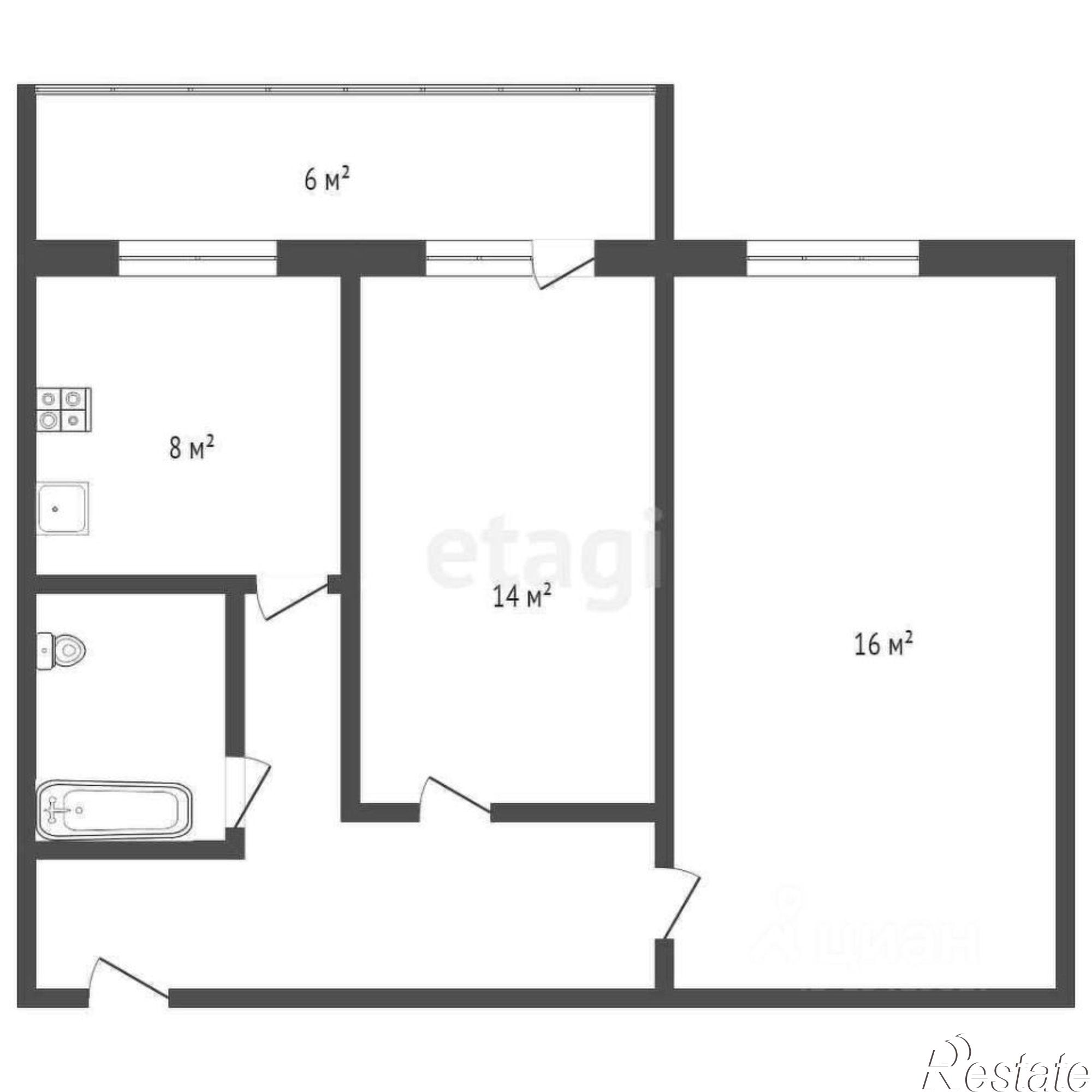 Купить квартиру за 8 100 000 рублей на Спартаковская улица, 123