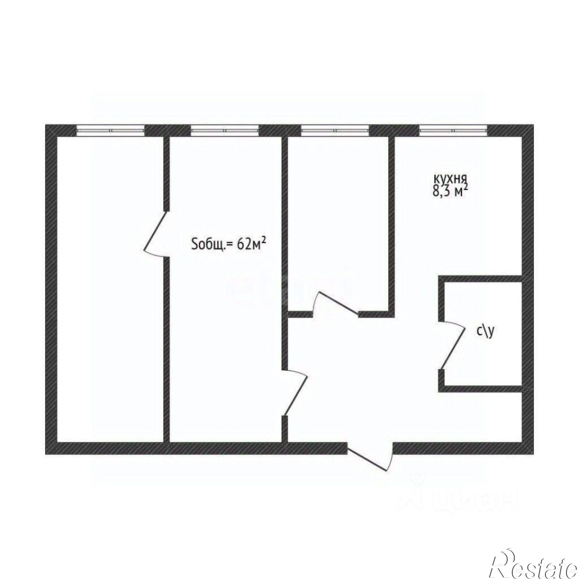 Купить квартиру за 3 300 000 рублей на Новозыбковская улица, 7