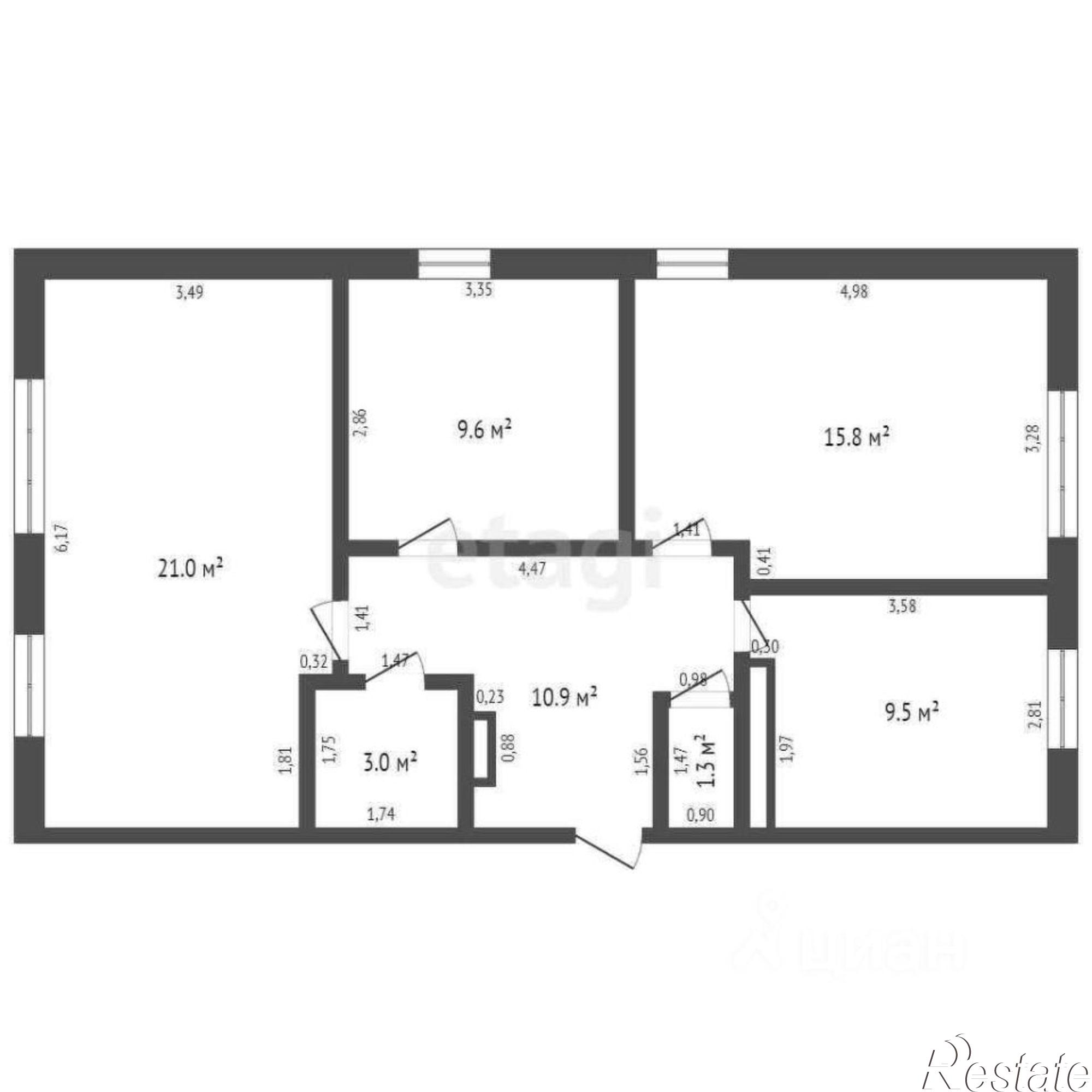 Купить квартиру за 5 990 000 рублей на улица 3 Июля, 24