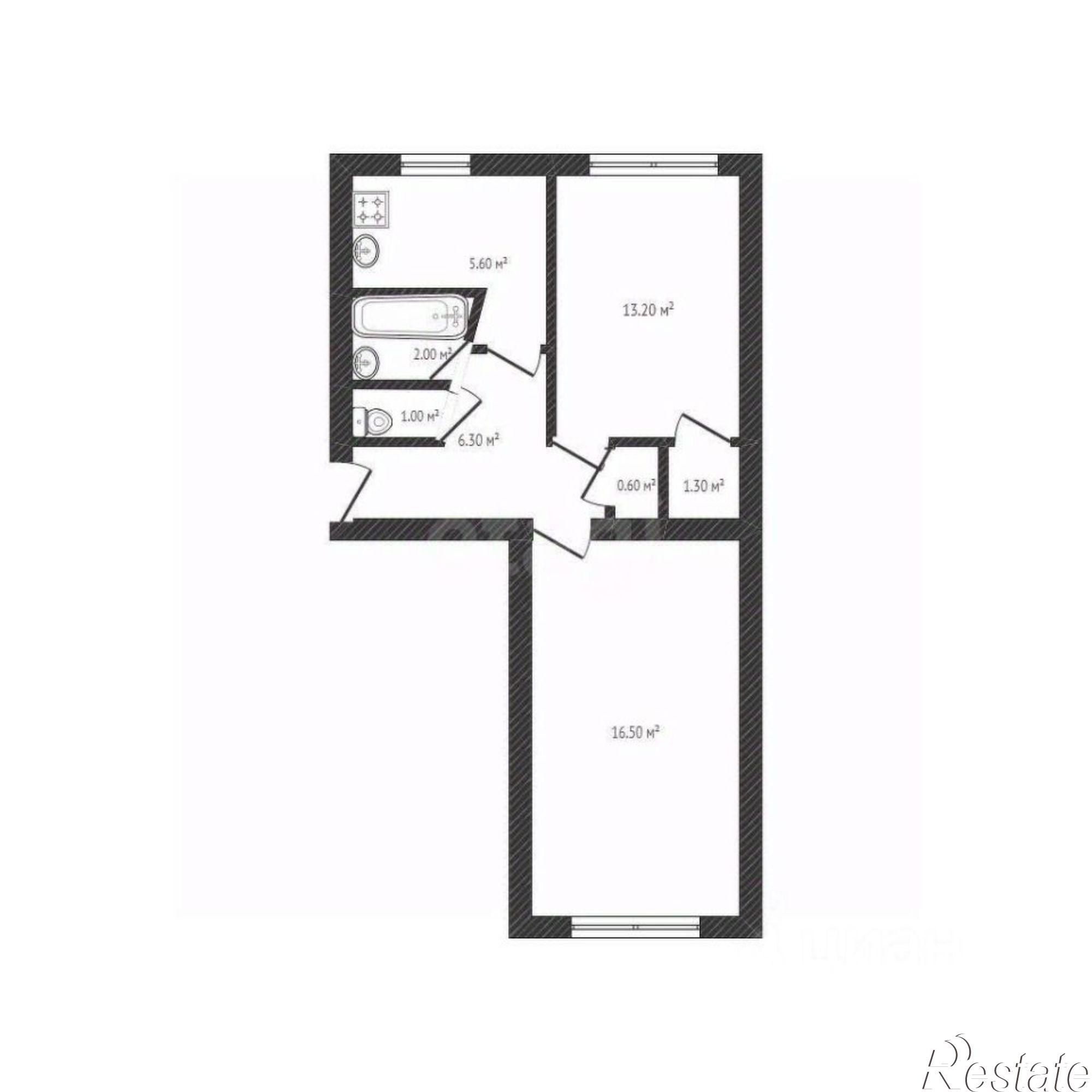 Купить квартиру за 3 473 000 рублей на улица Софьи Перовской, 16