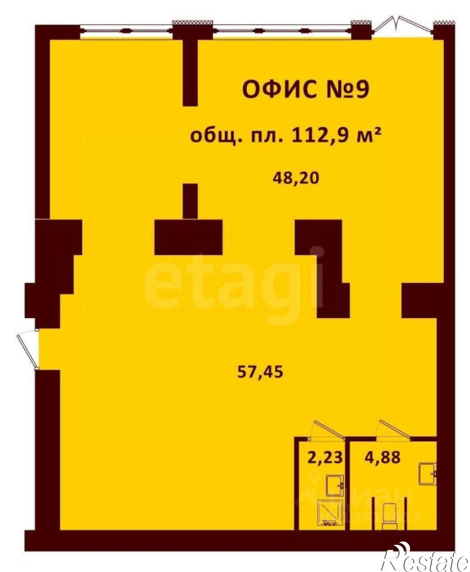 Купить помещение свободного назначения за 134 400 рублей на улица Войстроченко А.Ф., 5
