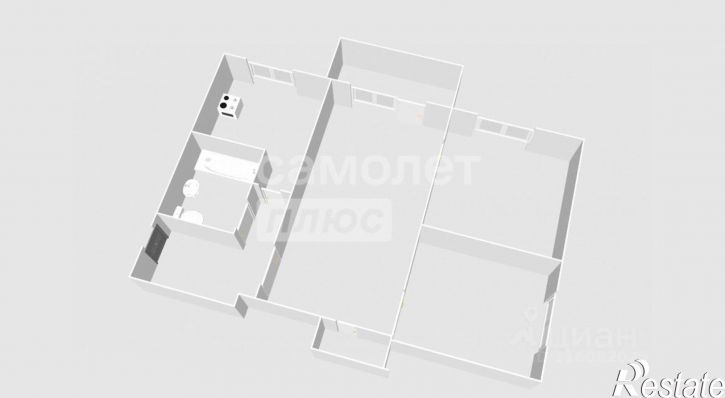 3-комн квартира улица Костычева, 21,  д. 21