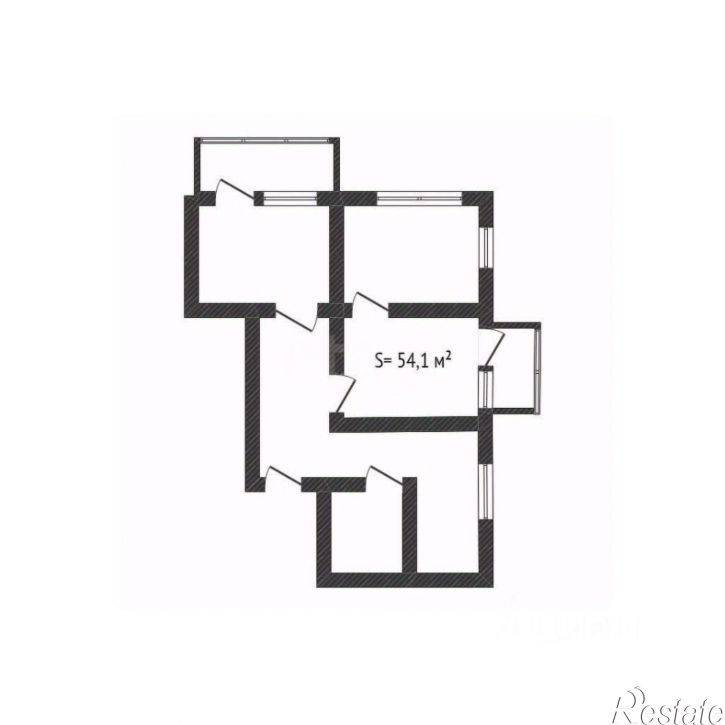 3-комн квартира Гвардейская улица, 4,  д. 4