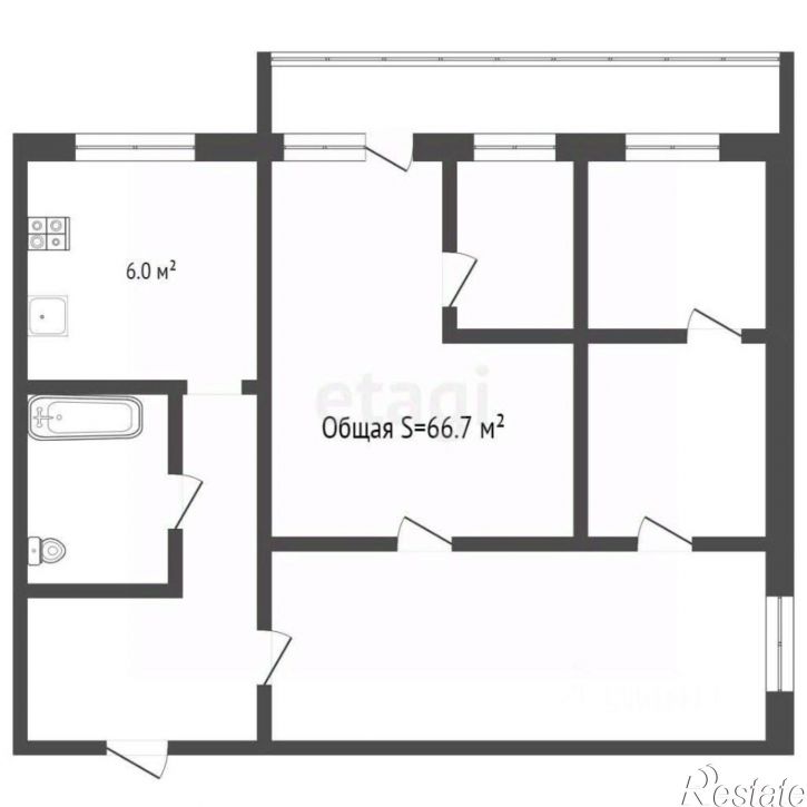 4-комн квартира проспект Ленина, 41,  д. 41