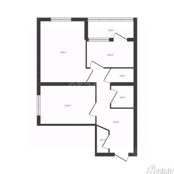 2-комн квартира Бежицкая улица, 1 к4,  д. 1 к4