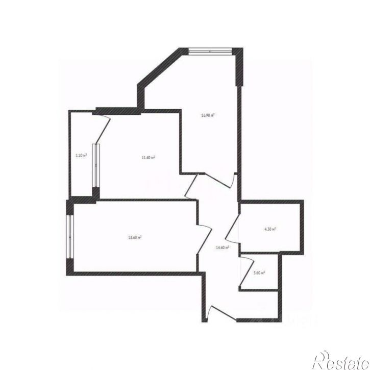 2-комн квартира улица Крахмалёва, 49 к2,  д. 49 к2