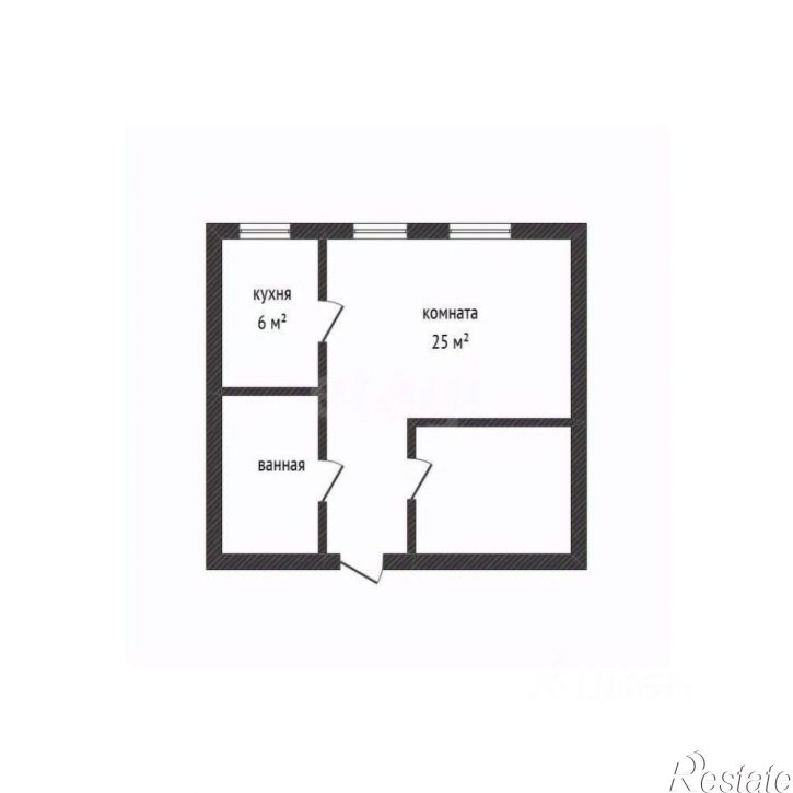 1-комн квартира улица Куйбышева, 102А,  д. 102А