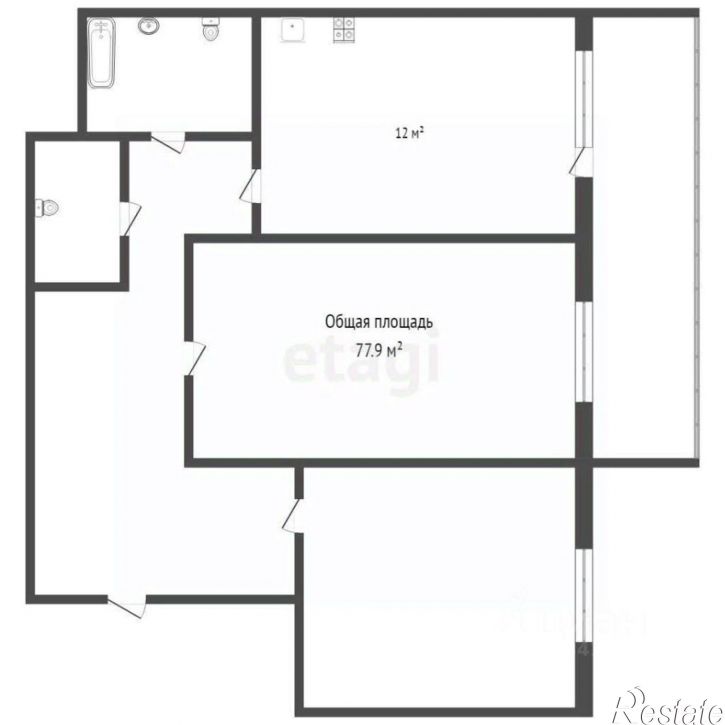 2-комн квартира Бежицкая улица, 297Б,  д. 297Б