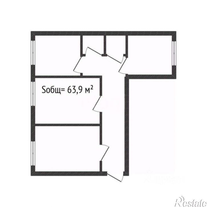 3-комн квартира Комсомольская улица, 16,  д. 16