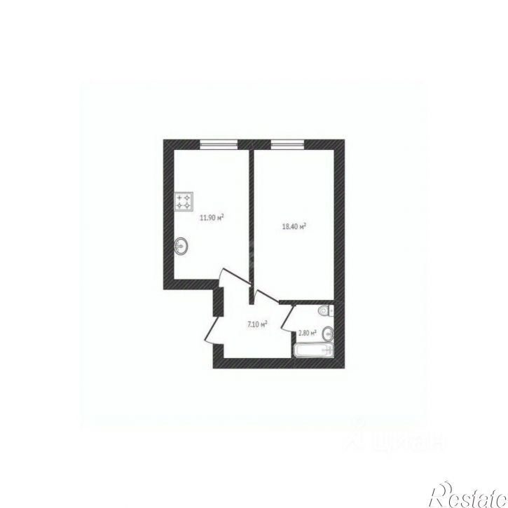 1-комн квартира городской округ Брянск