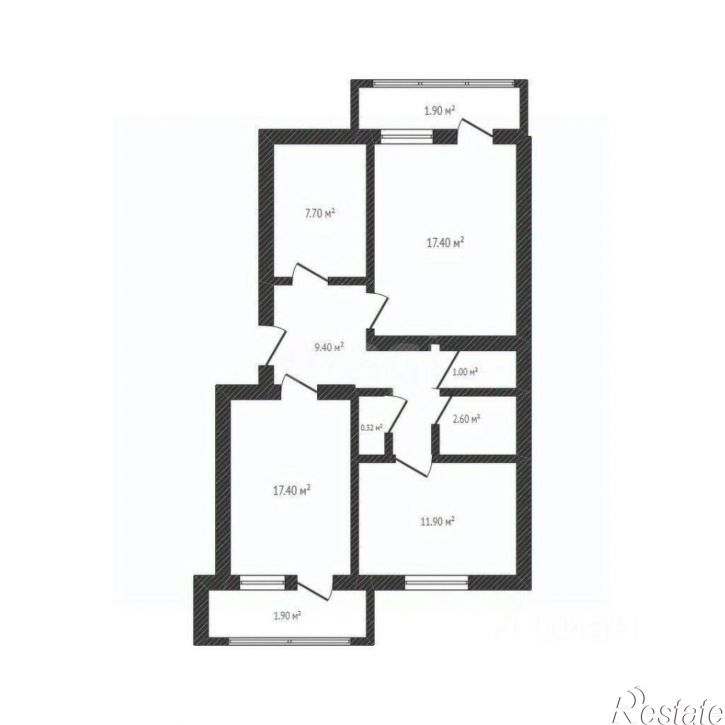 3-комн квартира городской округ Брянск