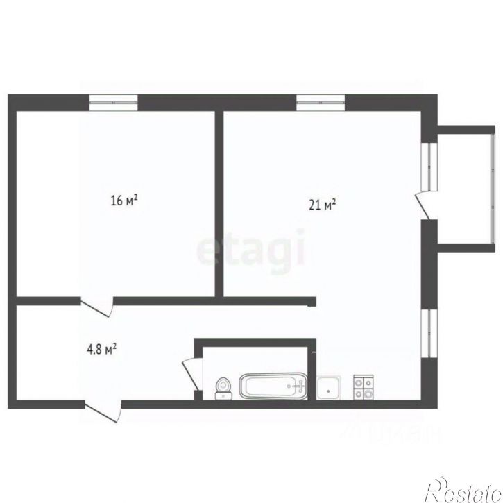 2-комн квартира Советская улица, 9,  д. 9