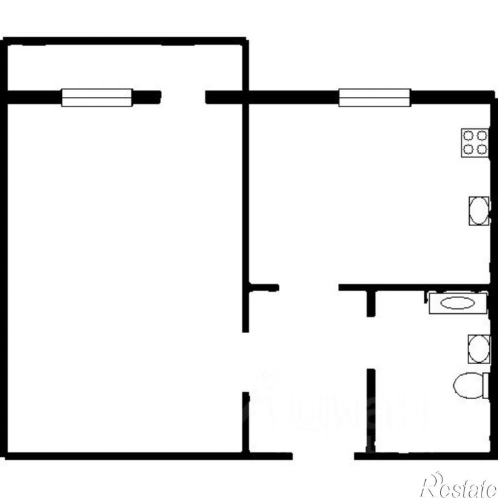 1-комн квартира Московский проспект, 102,  д. 102