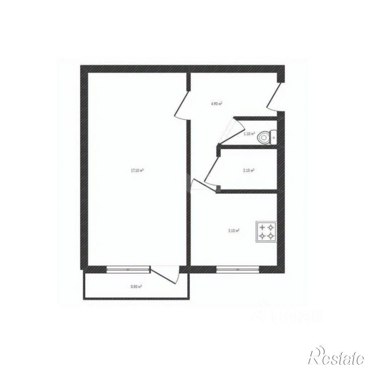 1-комн квартира бульвар Гагарина, 22,  д. 22