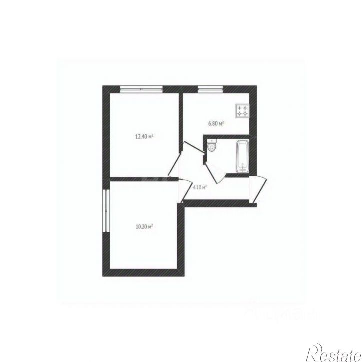 1-комн квартира Белорусская улица, 38,  д. 38