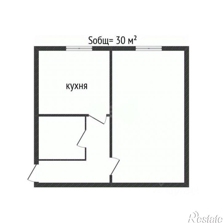 1-комн квартира улица 22-го Съезда КПСС, 43,  д. 43