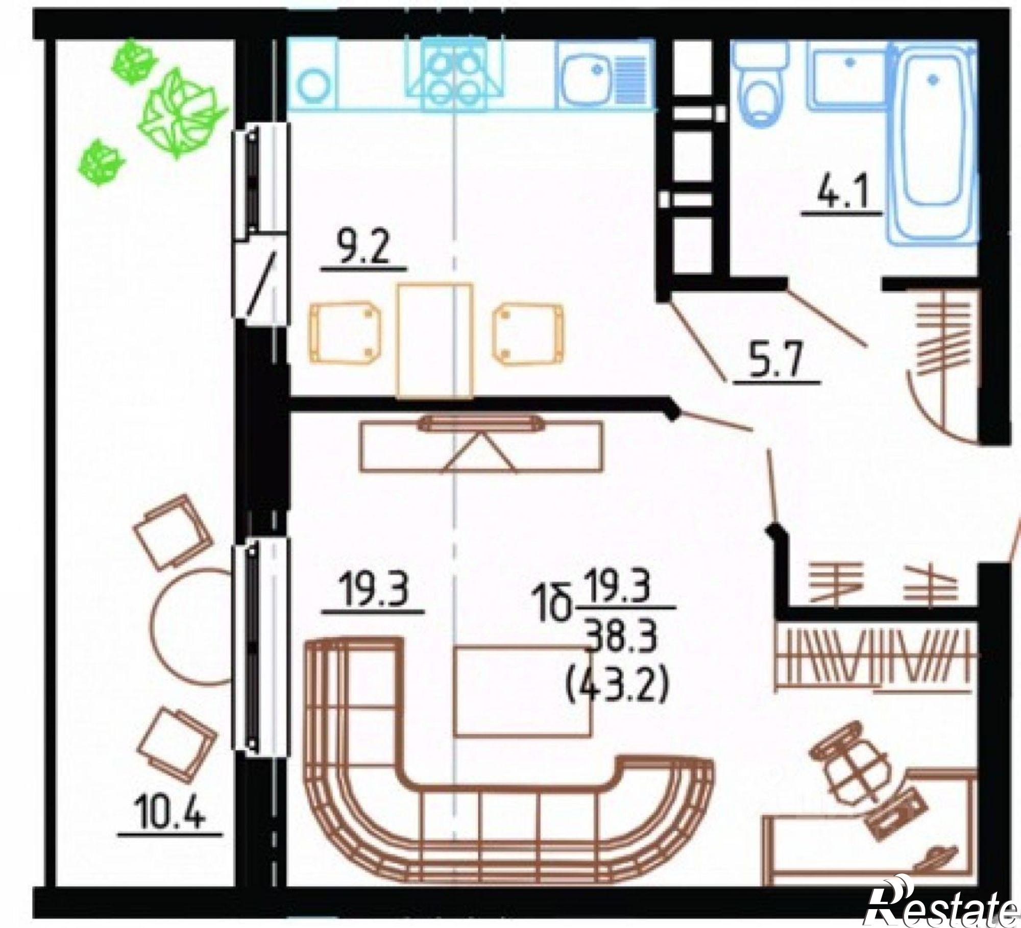 Купить квартиру за 3 888 000 рублей на улица Романа Брянского, 8Б