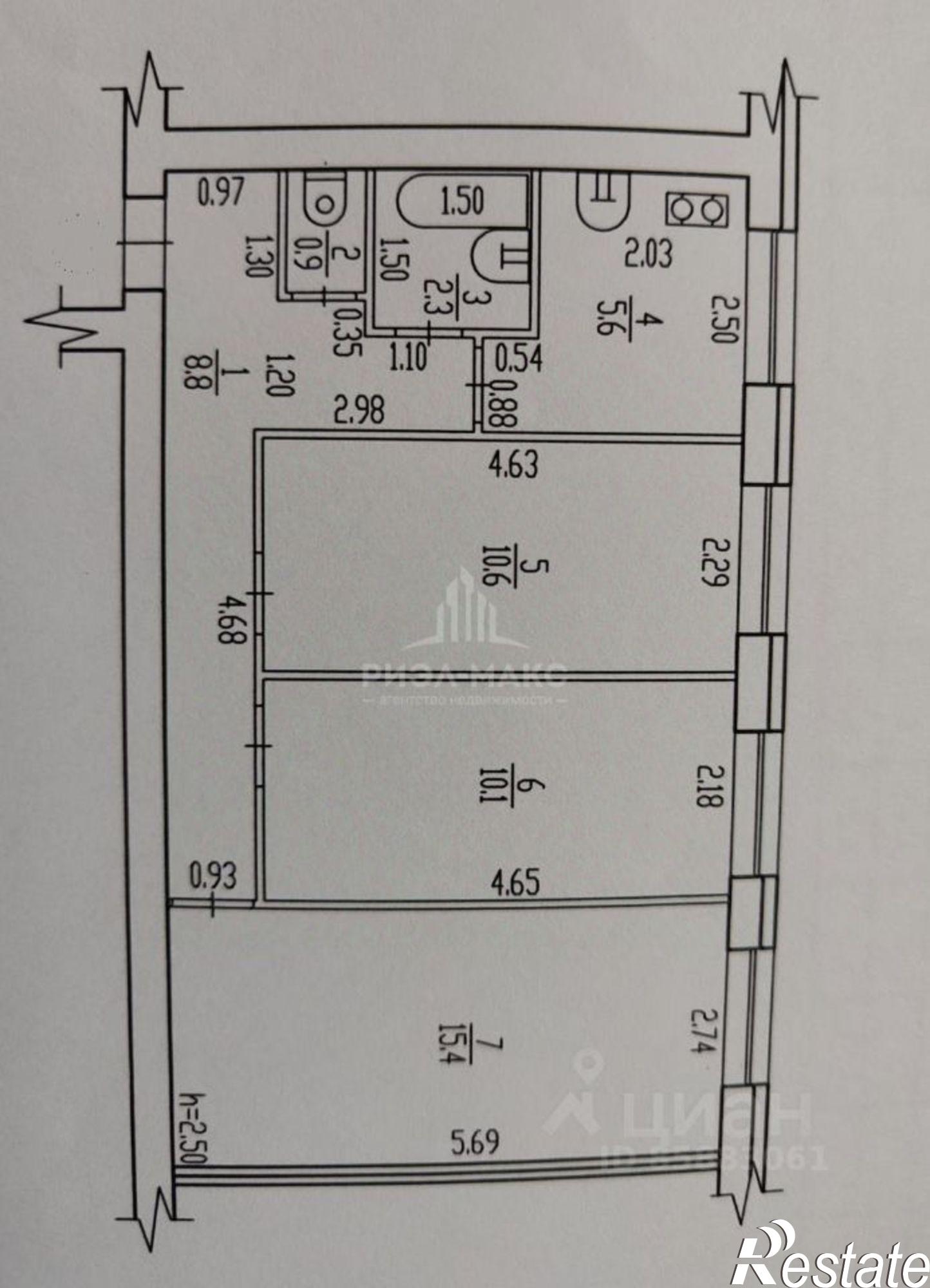 Купить квартиру за 3 350 000 рублей на Угольная улица, 20