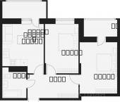 2-комн, 65 кв м, этаж 1/17 улица Романа Брянского, 27/1