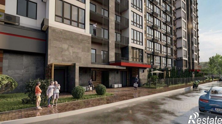 2-комн квартира в новом доме улица Романа Брянского, 27/1,  д. 27/1