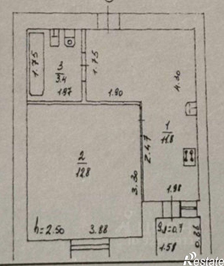 1-комн квартира улица Воровского, 10,  д. 10