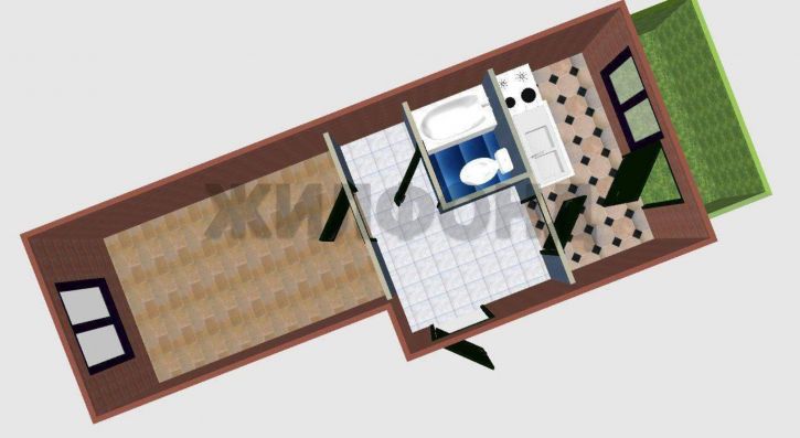 1-комн квартира Дуки улица, д.37