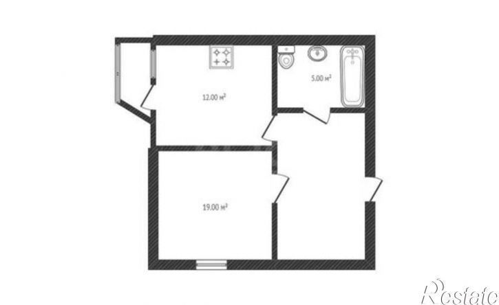 1-комн квартира ул Фосфоритная, 27,  д. 27