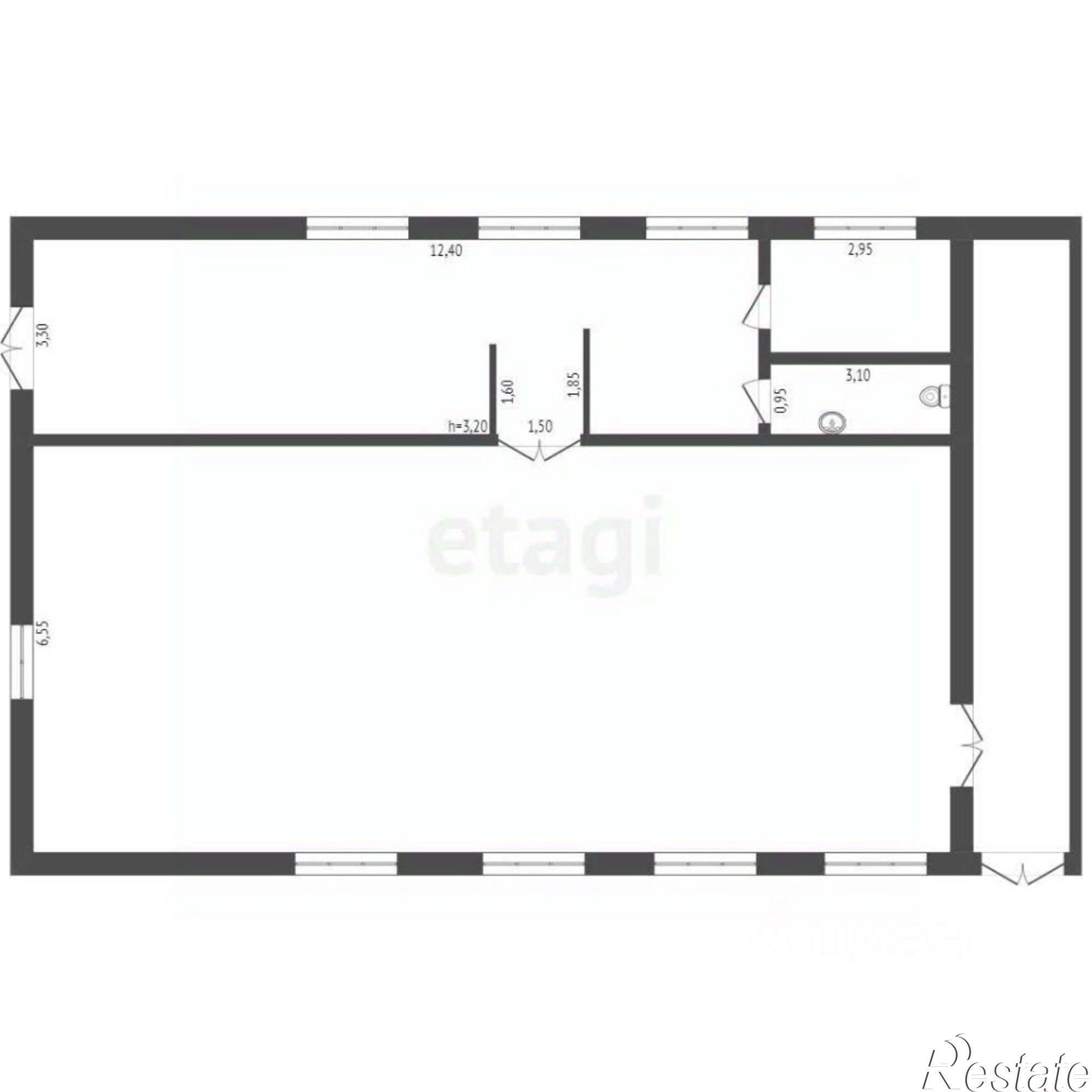 Купить складское помещение за 28 967 200 рублей на городской округ Брянск