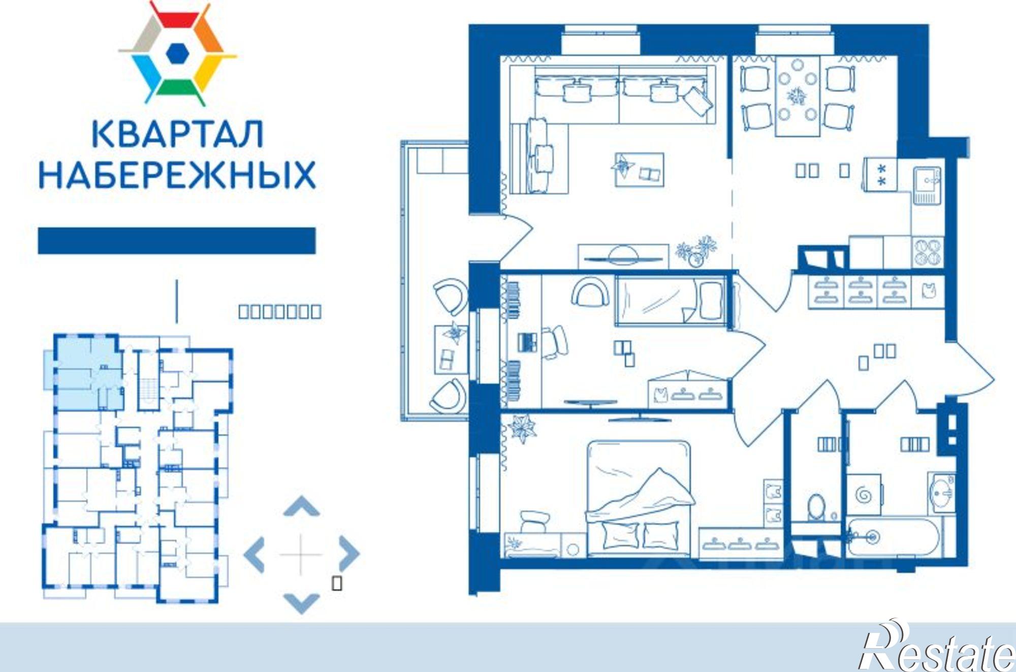 Купить квартиру за 6 782 240 рублей на улица Братьев Ткачёвых