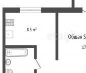 1-комн, 33кв м, этаж 9/10 ул Брянского Фронта, 28 2