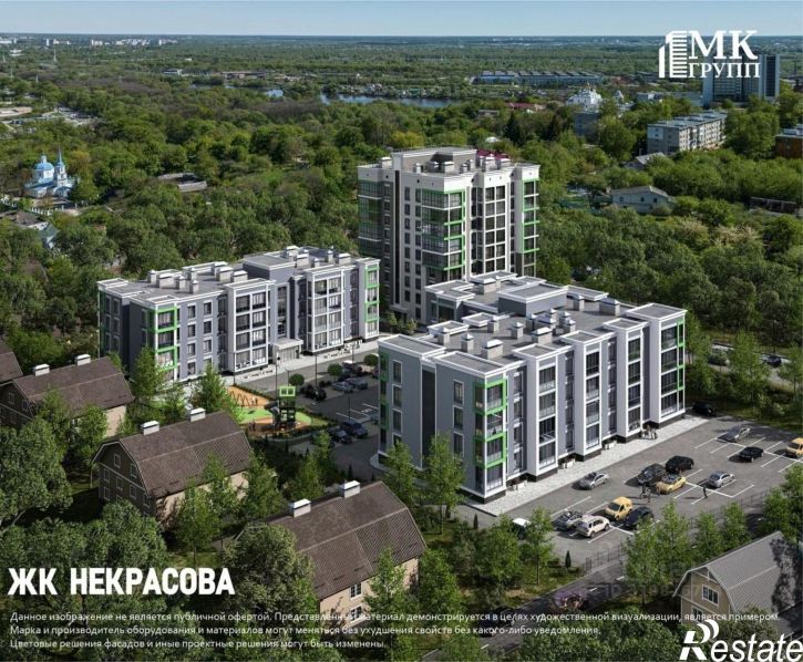 2-комн квартира в новом доме Садовая улица, 24,  д. 24