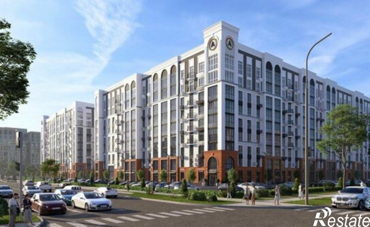 3-комн квартира в новом доме улица Николая Амосова