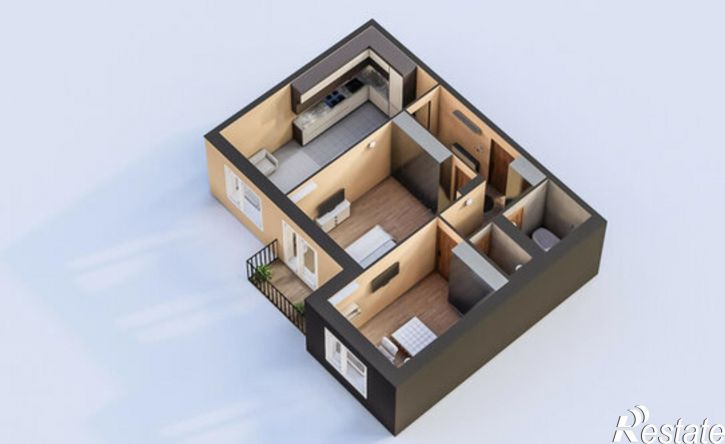 3-комн квартира в новом доме Старый аэропорт