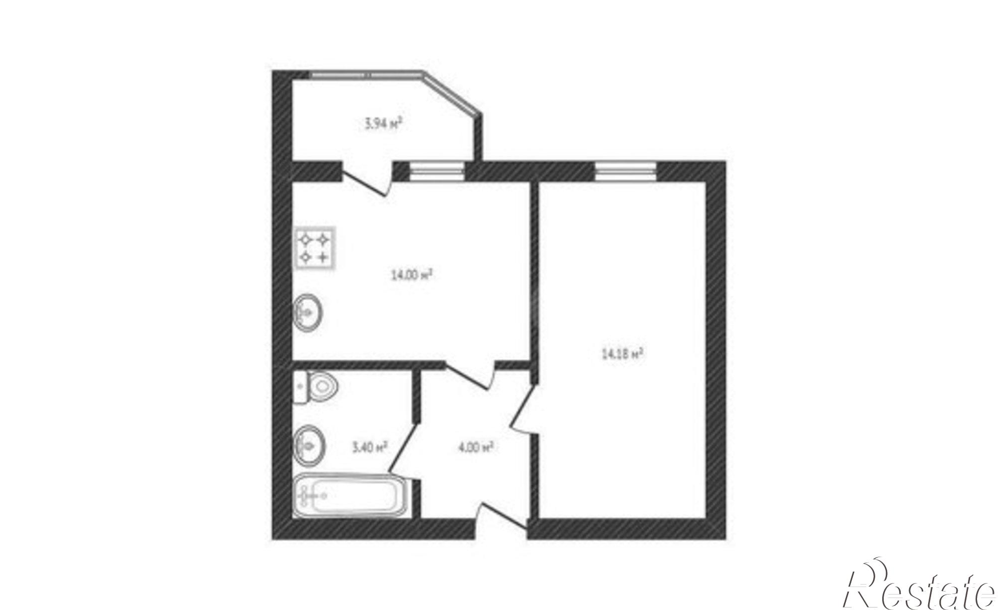 Купить квартиру за 4 100 000 рублей на ул Комарова, 49