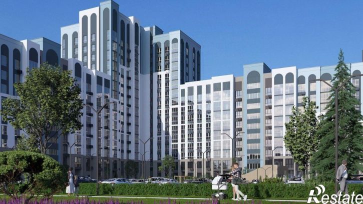 1-комн квартира в новом доме улица имени А.Ф. Войстроченко