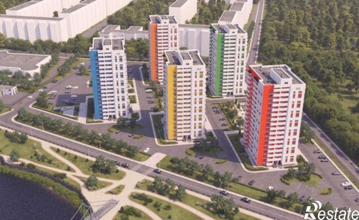 2-комн квартира в новом доме микрорайон Деснаград, квартал Набережных