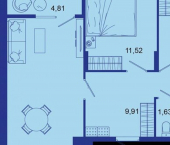 3-комн, 66кв м, этаж 14/16 Советская улица, 122