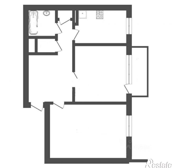 2-комн квартира улица Костычева, 37,  д. 37