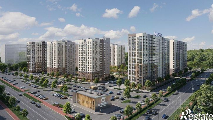 3-комн квартира в новом доме Флотская улица