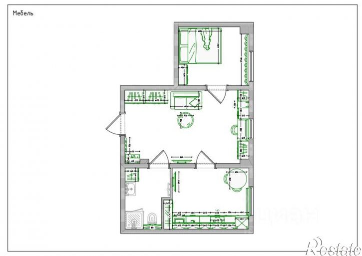 2-комн квартира ул Литейная, 61 1,  д. 61 1,  к. 1