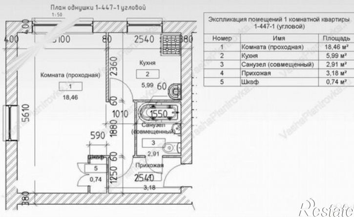 1-комн квартира ул Горького, 56,  д. 56