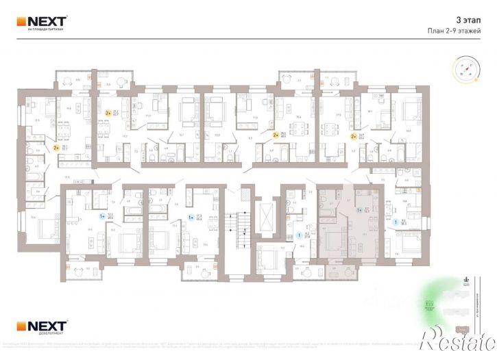 1-комн квартира в новом доме улица Крапивницкого, 39 к2,  д. 39 к2