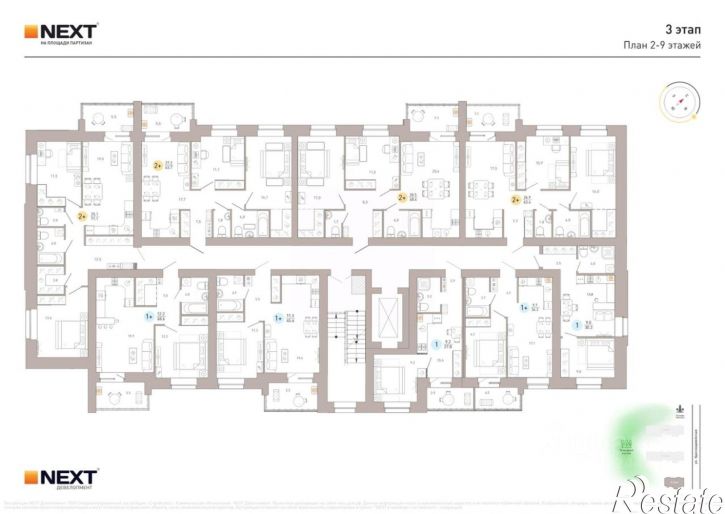 2-комн квартира в новом доме улица Крапивницкого, 39 к2,  д. 39 к2