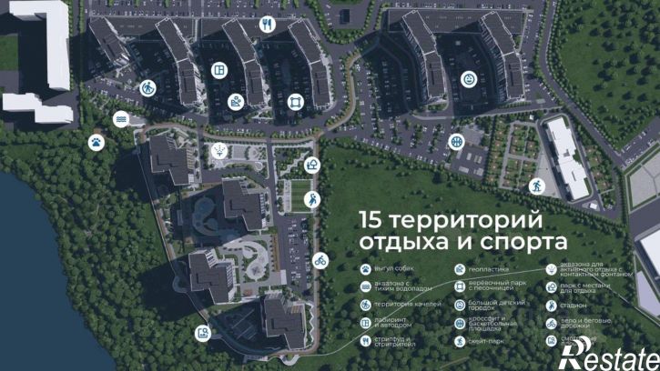 2-комн квартира в новом доме Московский микрорайон